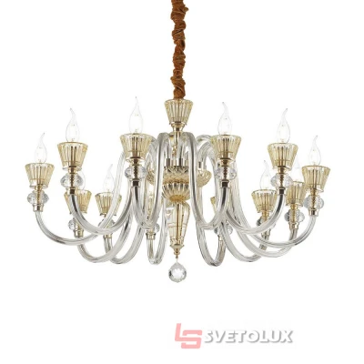 Хрустальная люстра Ideal Lux Strauss sp12 140612